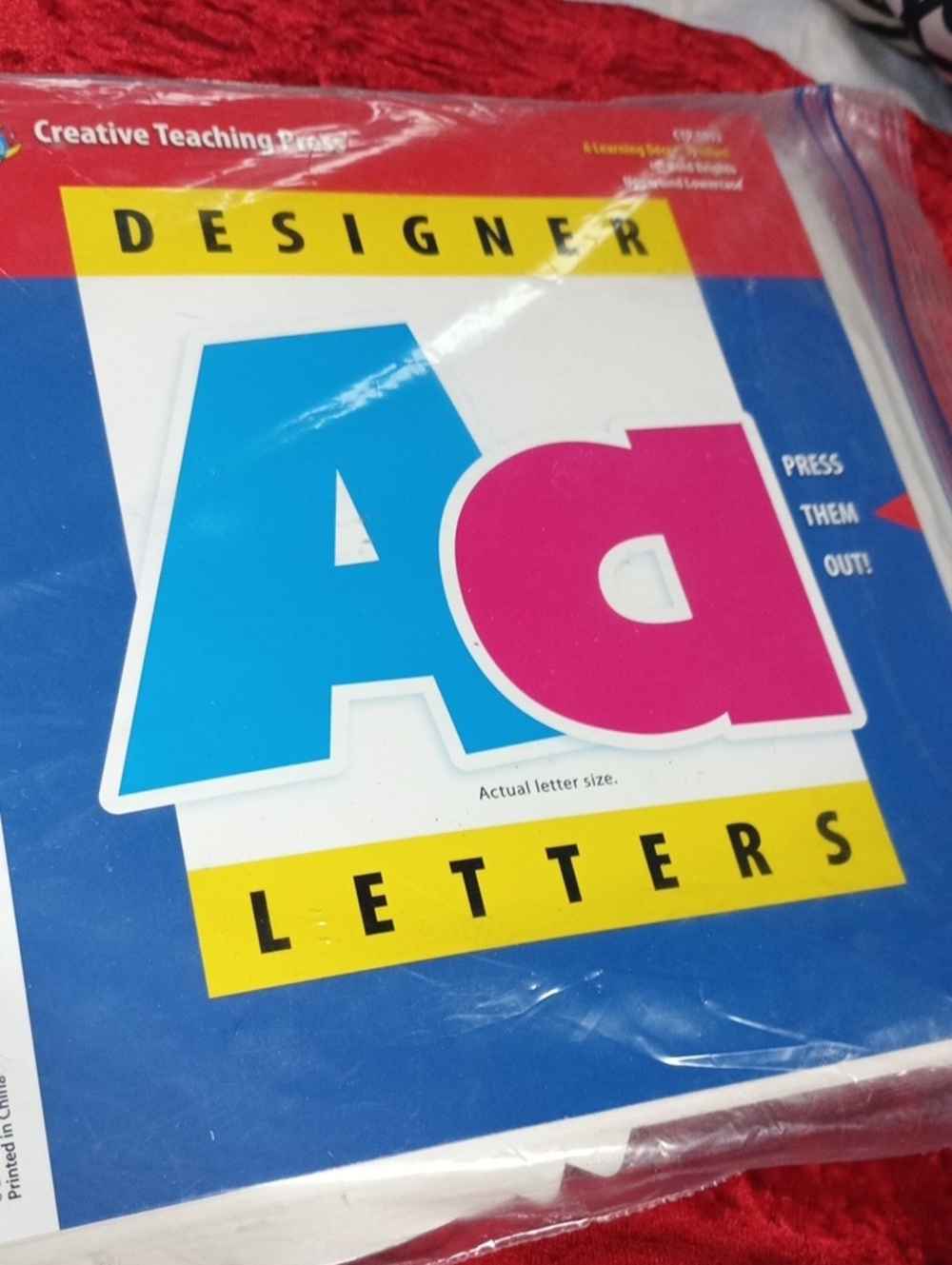 Designer Letters - Blue & Pink